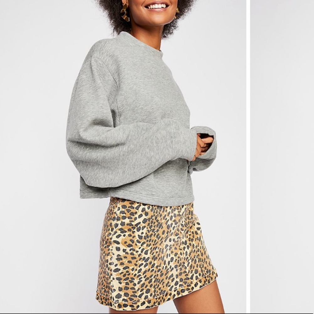 NWOT MINKPINK Jagger Denim Skirt